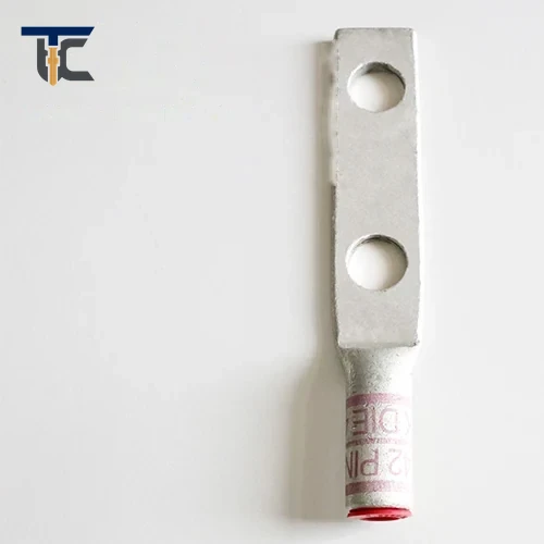 Aluminum Two-Hole Lugs #2 AWG(Pink)